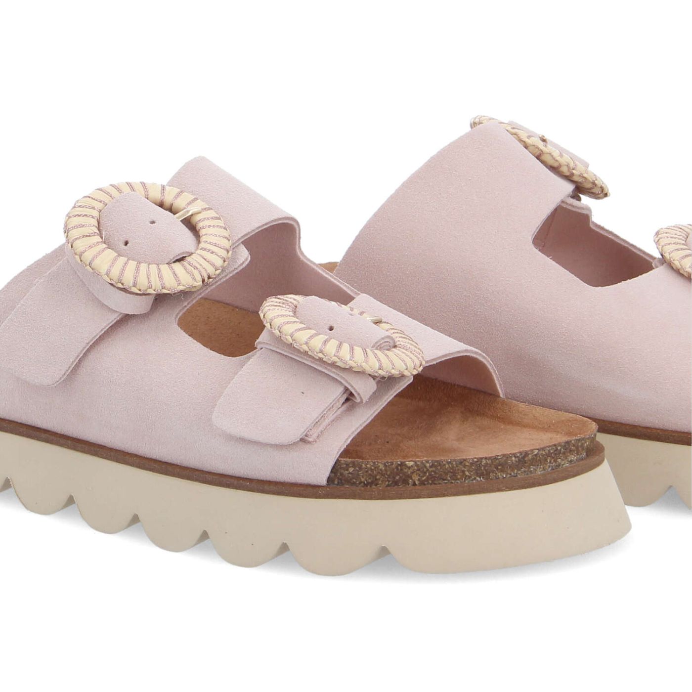 SANDY SLAP W - SUEDE - ROSE